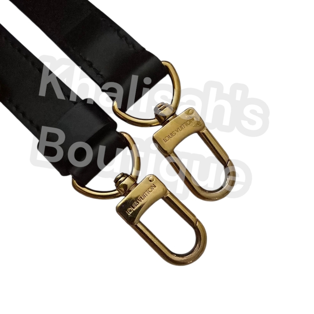 LIKE NEW!!! Authentic LOUIS VUITTON LV DAMIER EBENE EPI BROWN VACHETTA STRAP - Picture 8 of 12